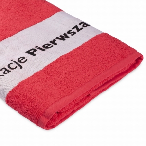 Ręczniki reklamowe - z bordiurą żakardową - przykładowa realizacja 4